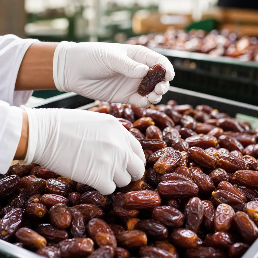 Proses sortir dan seleksi mutu kurma